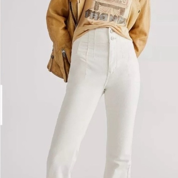 We The Free Denim - We The Free Cream High Rise Jeans